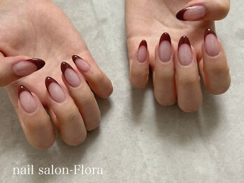 フローラ(_Flora)/ハンド/王道フレンチネイル