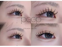 ピープ 名古屋八田店(peep)/まつ毛、眉毛同時施術