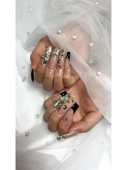 メラク 大阪難波(merak)/ツイードネイルブライダルネイル