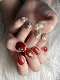 クリスマスネイル