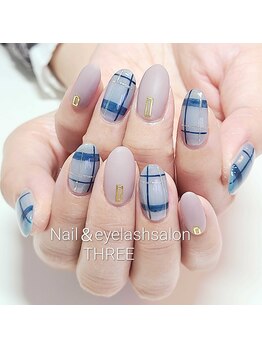 チェックネイル