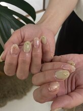 ワイズネイル(Y's nail)/夏のミントグリーン×ゴールド