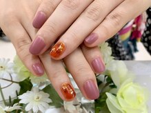 プルミエ ネイル(Premier Nail)/マットコート＆べっ甲ネイル