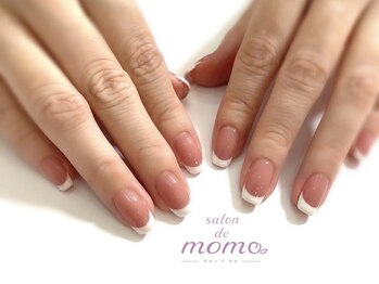 サロン ド モモ(salon de momo)の写真/自爪に優しいパラジェル取り扱いサロン♪《one color￥3980（オフ無し）》追加料金なしで2色までOK◎