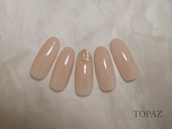 トパーズ 恵比寿(TOPAZ)/パール×ミラー［恵比寿ネイル］