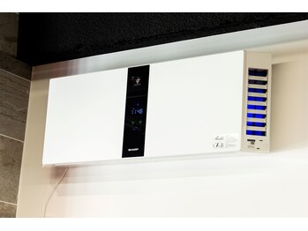 セミパーソナル キックボクシング ターゲット シブヤ(TARGET SHIBUYA)/各フロア空気清浄機完備