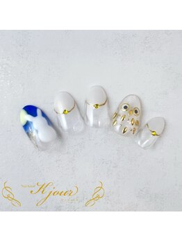 ケージュール(Kjour)/お月見ネイル