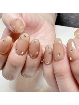 ネイルージュ 梅ヶ丘店(Nailouge)/美爪ヌーディーストーン☆