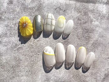 ネイルサロン アニーアンドジーノ(NAIL SALON Annie&Gino)/8月キャンペーンネイル第1弾