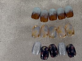 ブルー　ブラウン