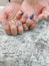 プライベート ネイルサロン マーマ(murmur)/チェックネイル
