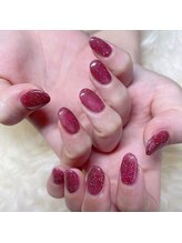 ミヤ 川崎店(MIYA)/ラメフラッシュネイル