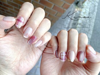 カノアネイルプレイス(KANOA nail place)/チェックネイル