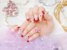 ワンホンネイル 新宿(Rumi Nail)/秋冬☆聖夜の華やかコース/新宿