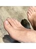《foot》【ネイルケア】フットクイックコース（フットバス＋爪磨き） 