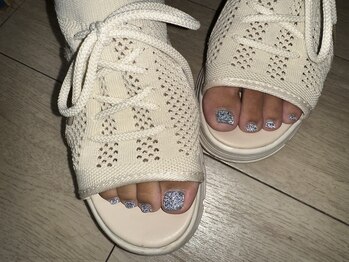 ティンク 大船店(Tink)/フラッシュネイル ラメ フット