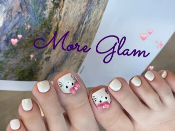 モアグラム 池袋東口店(More Glam)/フットネイル　2本アート