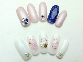 宝石ネイル