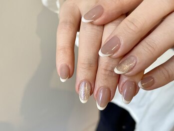 ネイルズ ララ(nails Lala)/シンプルネイル。