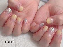 モア(moa)/ホロフラワー　イエロー　グラデ