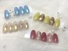 ミラー×ビジューネイル☆¥7150