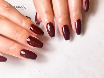 艶ボルドーワンカラー♪