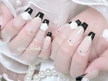 リンドネイル バイ モカ アンド ララ(Lind nail by moca and LaLa)/【mizuki】フレンチネイル