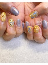 ウロネイルズ(ulo nails)/春色ニュアンスフラワーネイル