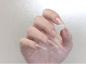 ジジ ネイル(ZIZI Nail)の写真/予算に合わせ選べるコースが充実♪オフ込シンプルネイル登場☆シンプルだけど控えめなアート付でカワイイ☆