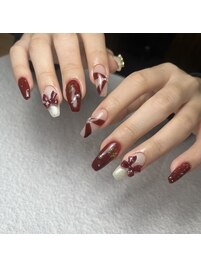 クリスマスネイル