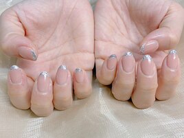 ガラスフレンチ　ダスティピンク