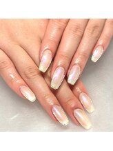 ザ バーム 船橋店(THE BALM)/オーロラネイル/ホワイトネイル