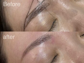 コモドアイラッシュ(comodo eyelash)の写真/【アイブロウスタイリング】骨格に合わせた自然な眉をオススメ!カウンセリング重視で大好評☆