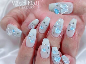 ウィッシュネイル 原宿店(Wish Nail)の写真/ジェルアートし放題90分新規7500円再来8500円 120分新規8500円再来9500円☆ブライダルネイルのご予約も歓迎