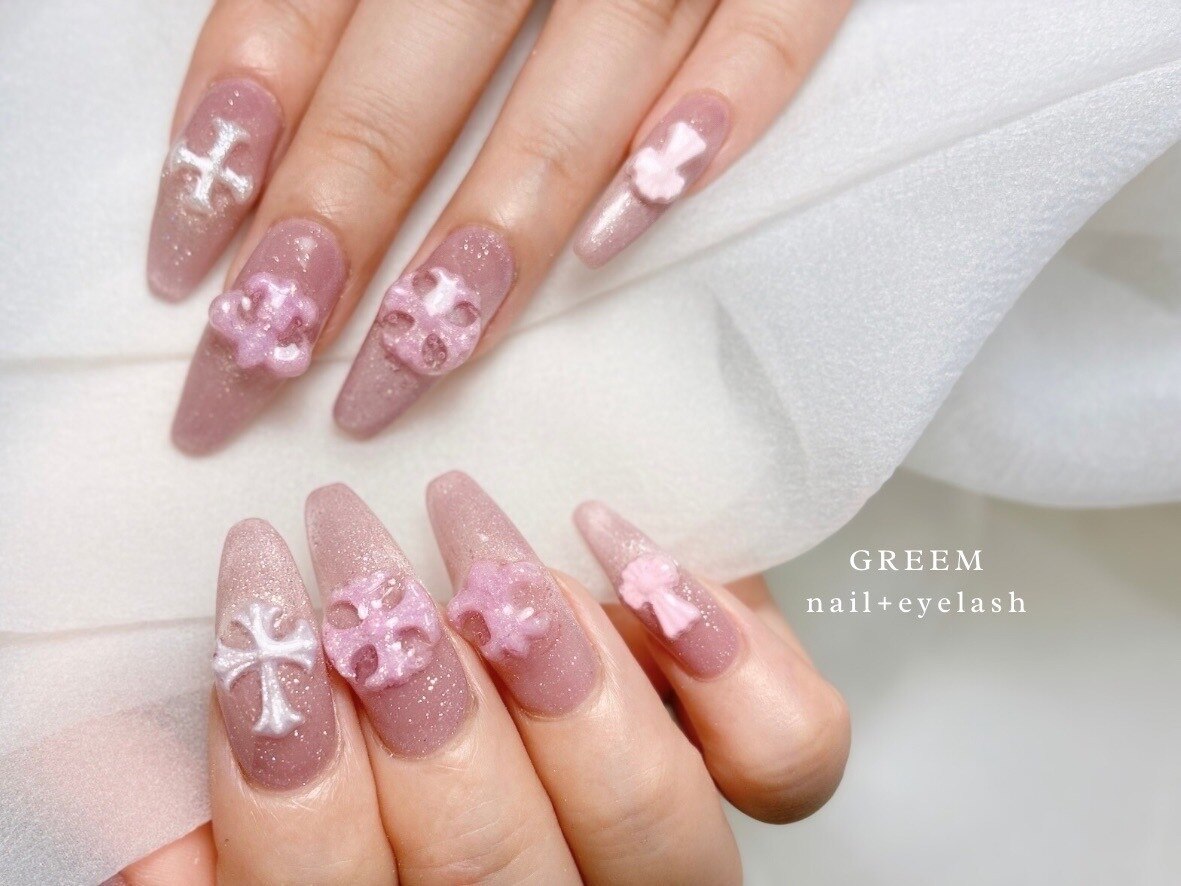 2026年春トレンド】ワンカラー ハンド スーパーロングのネイルデザイン