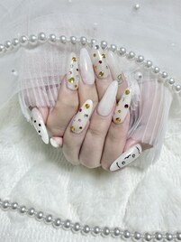 宝石ネイル☆