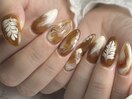 カフェラテネイル　担当：粥川