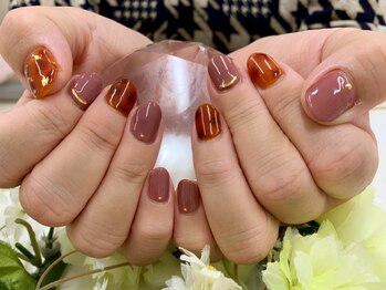 プルミエ ネイル(Premier Nail)/べっ甲ネイル★定額デザイン