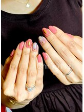 チヒロネイル/可愛い系ニュアンスネイル