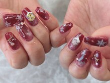 ネイルサロン シェル(Nail Salon SHELL)/大人のクリスマスネイル♪