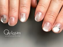 オンシジューム(Oncidium)/ガラスマグ/ミラーアート♪