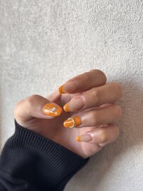 カラーフレンチネイル