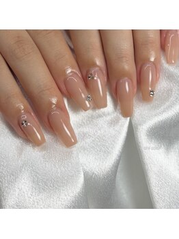 nail salon enueの写真/【働く女性に大人気☆】天神の好立地で日常に溶け込む上品オフィスネイル♪指先から好印象をキープ