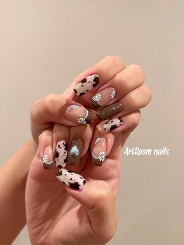 アートルーム(Art Room)の写真/口コミ高評価☆こだわりがつまった繊細ペイントアートが自慢☆ハイセンスな可愛いネイルはArt Roomにお任せ