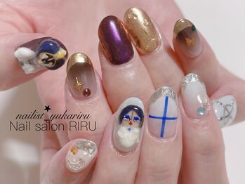 リル(RIRU)/キャラクター/3Dネイル/痛ネイル