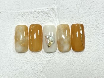 秋色ニュアンスネイル