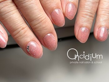 オンシジューム(Oncidium)/シンプルネイル♪