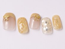 アイ ネイルズ 天神店(I nails)/ぷっくりバターネイル　￥8300