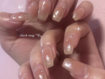 エマネイル プラス キハクヤ 梅田店(EmaNail+KIHAKUYA)/チークマグネット