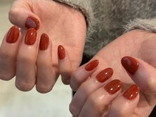 ビューティービースト フォー ネイルアンドアイラッシュ 熊本店(beauty:beast)/テラコッタワンカラー